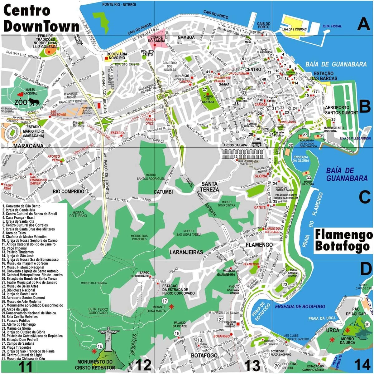 mapa de Rio