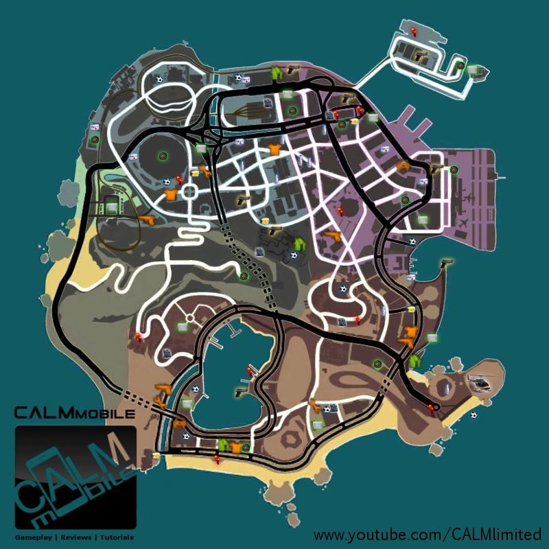 mapa de Rio gangstar