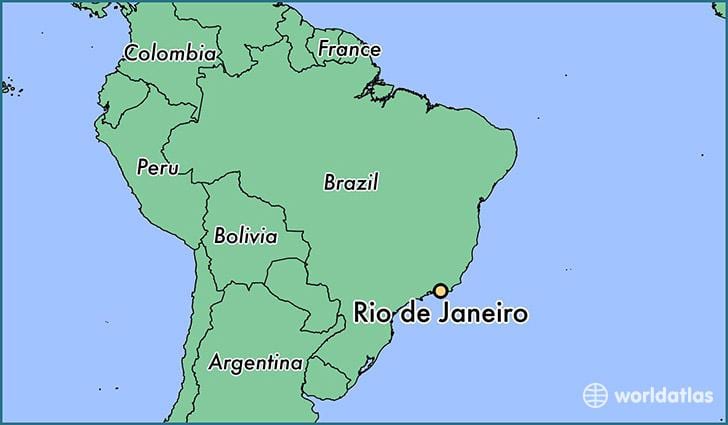mapa de Rio de Janeiro