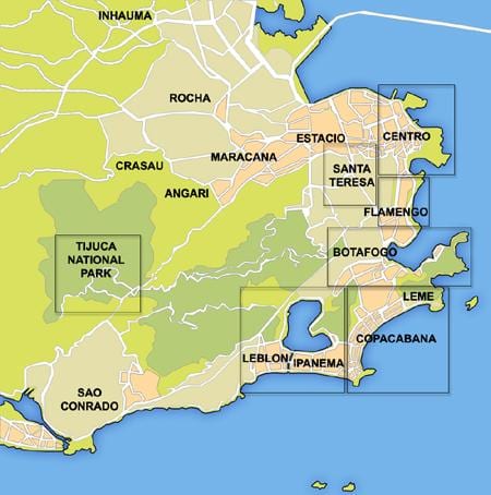 mapa de Rio barri