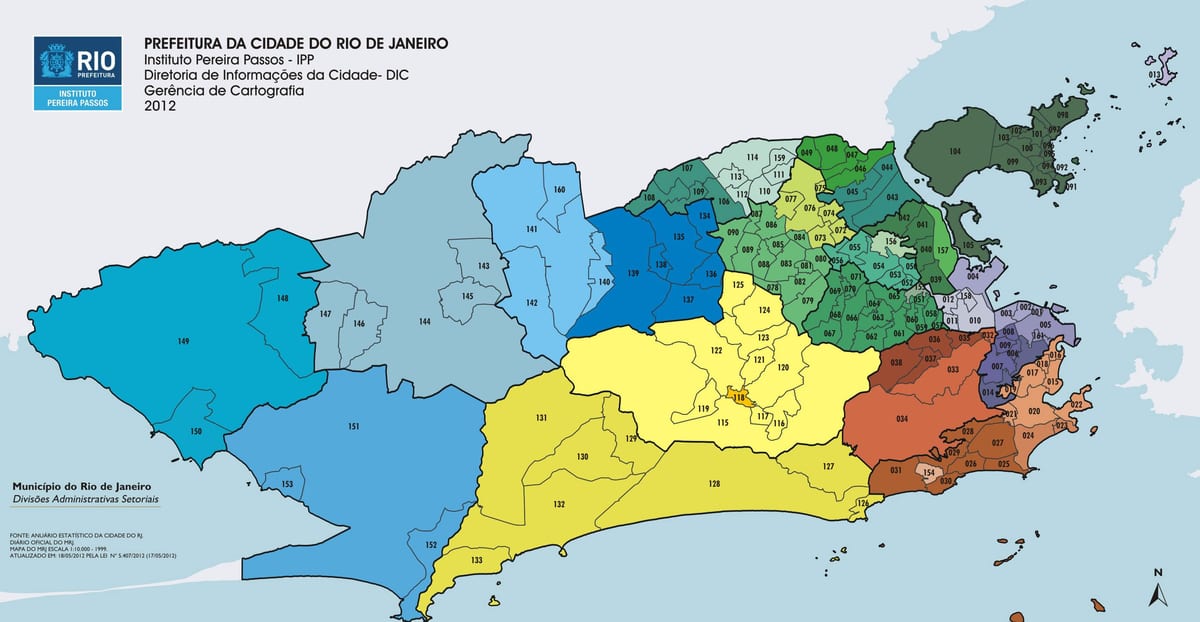 Hotels de Rio de Janeiro º mapa