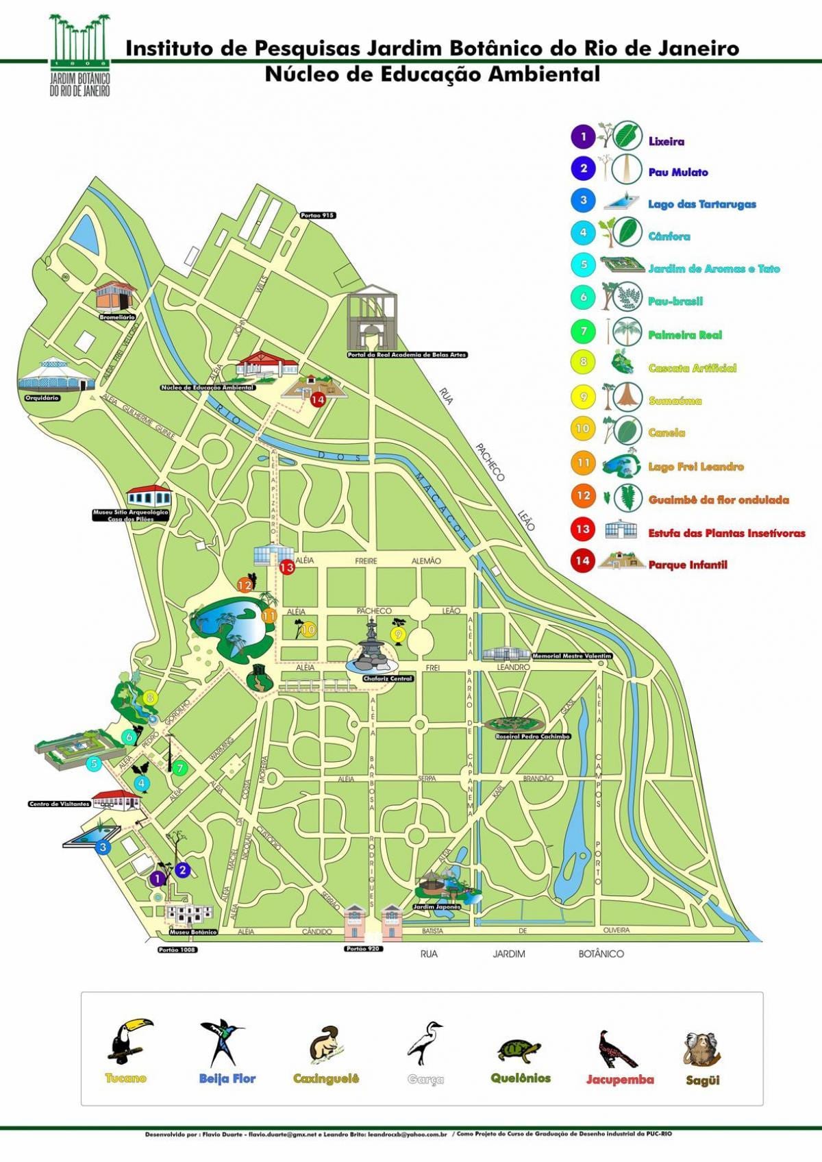 Hotels de Rio de Janeiro sobre el jardí mapa