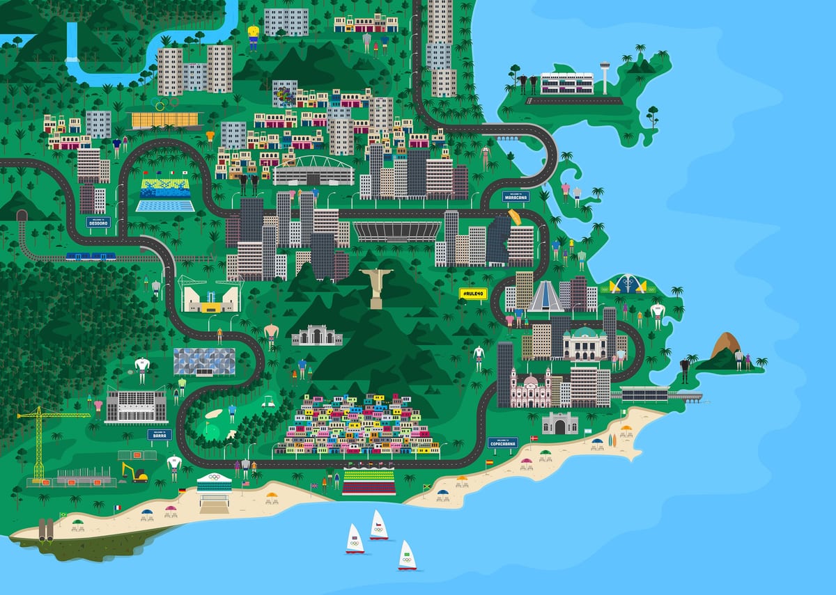 mapa interactiu de Rio