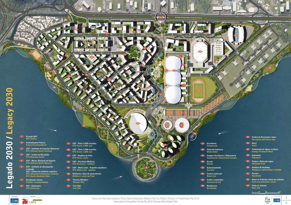 mapa de Rio park
