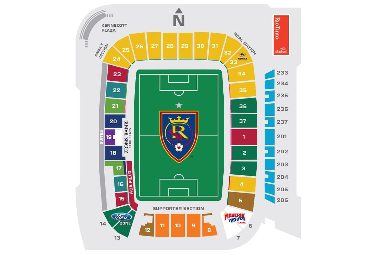 Rio tinto estadi d'estar mapa