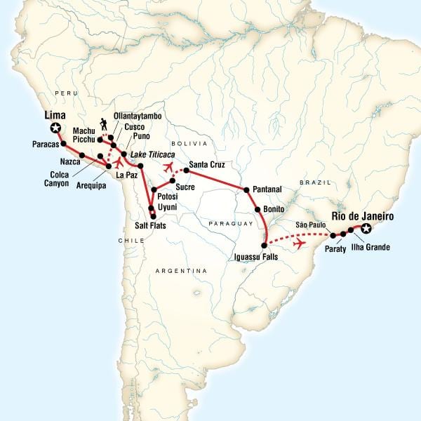 com a viatge a Rio mapa